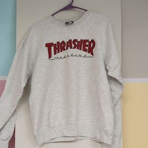 Thrasher Magazine Gray Sweatshirt